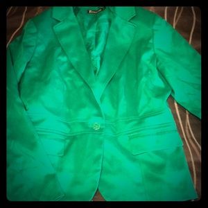 St patty’s day green blazer